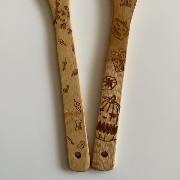 NWOT DISNEY 5 piece Nightmare Before Christmas wooden utensils, Jack & Sally - Picture 7 of 7